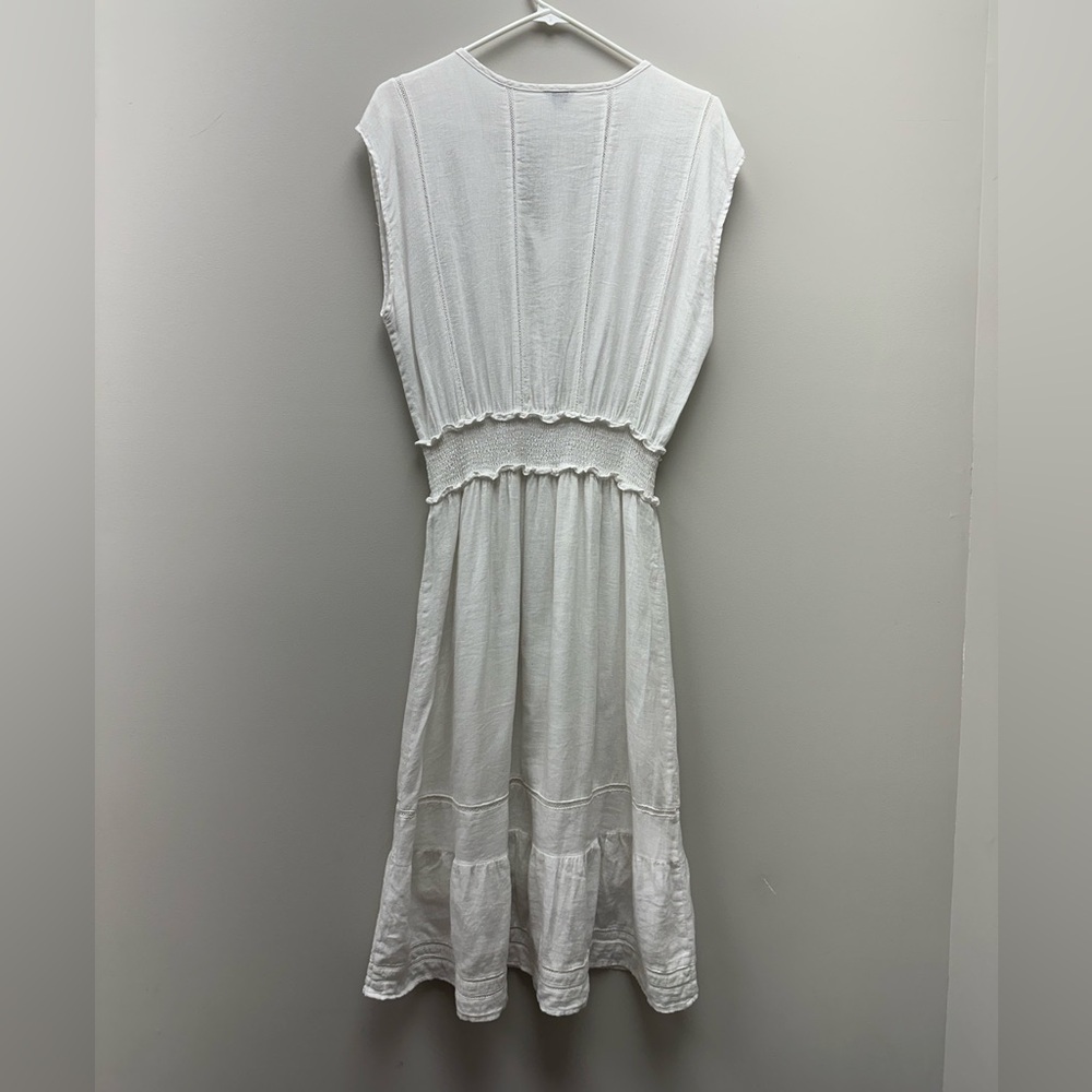 Rails White Sleeveless Midi Dress - Picture 4 of 7
